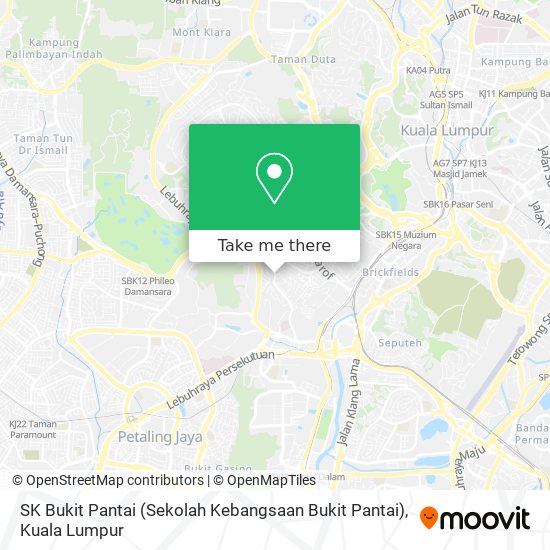 SK Bukit Pantai (Sekolah Kebangsaan Bukit Pantai) map