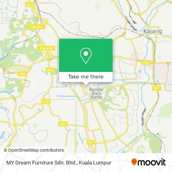 Peta MY Dream Furniture Sdn. Bhd.