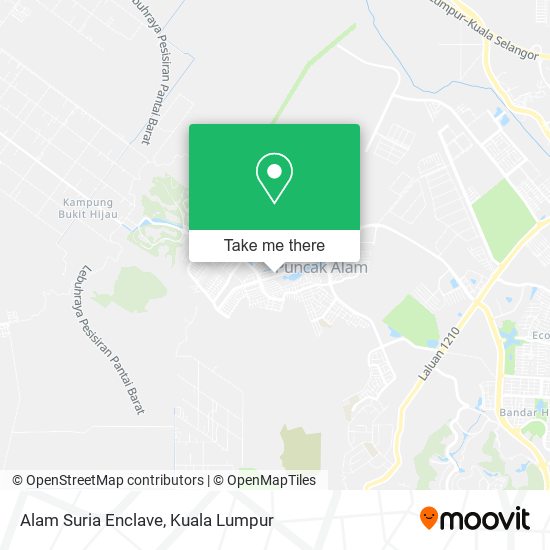 Alam Suria Enclave map