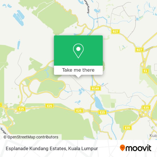 Esplanade Kundang Estates map