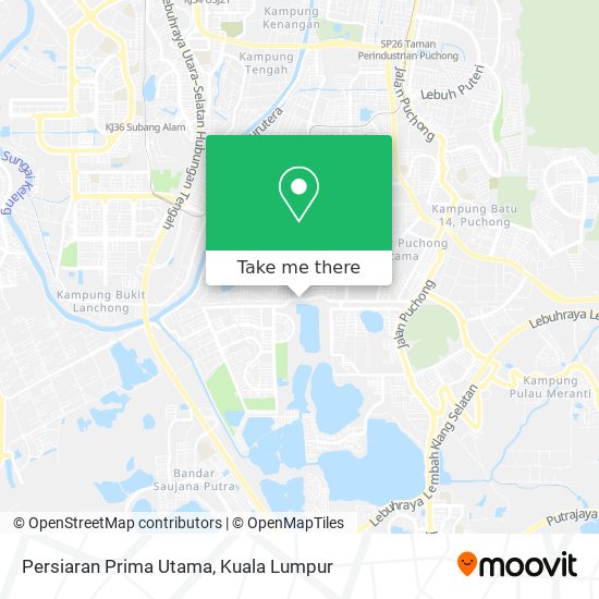 Peta Persiaran Prima Utama