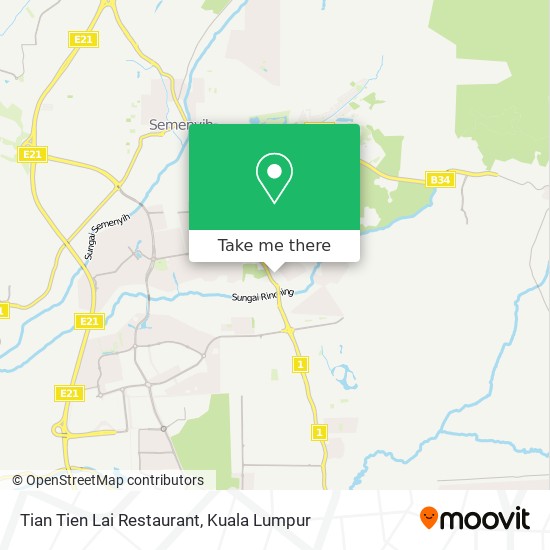 Tian Tien Lai Restaurant map