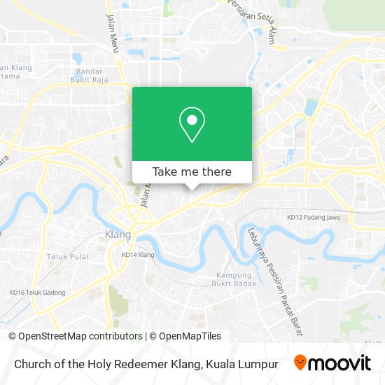 Church of the Holy Redeemer Klang map