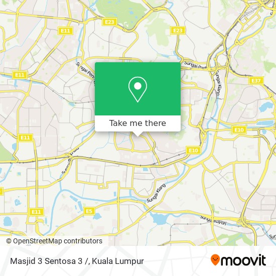 Masjid 3 Sentosa 3 / map