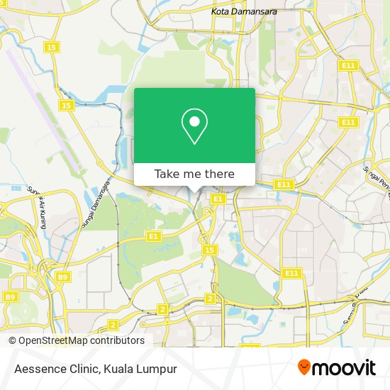 Aessence Clinic map