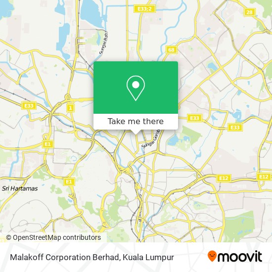 Malakoff Corporation Berhad map