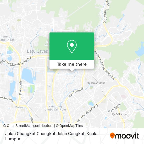 Jalan Changkat Changkat Jalan Cangkat map