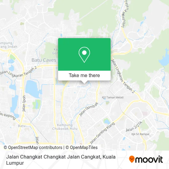 Jalan Changkat Changkat Jalan Cangkat map