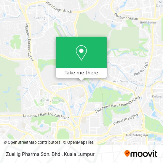 Zuellig Pharma Sdn. Bhd. map