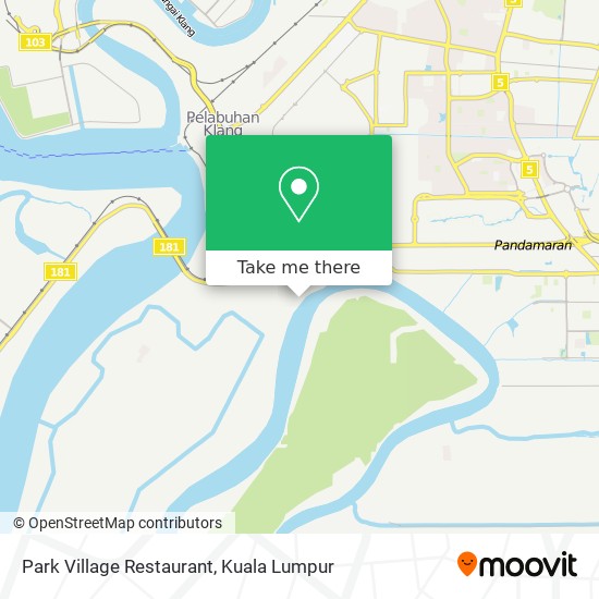 Park Village Restaurant map