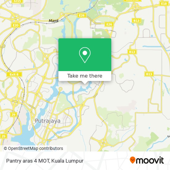 Pantry aras 4 MOT map