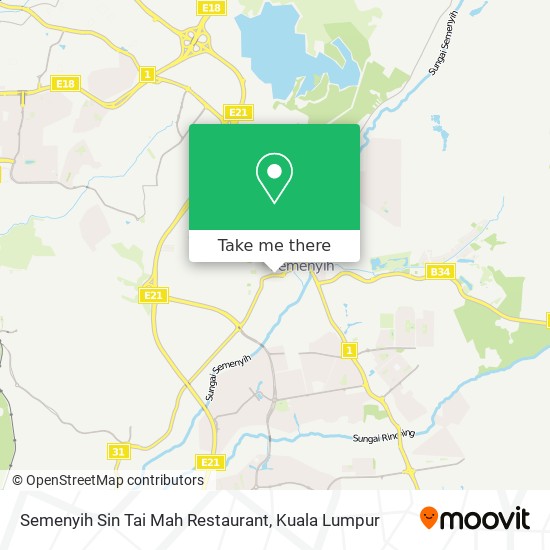 Peta Semenyih Sin Tai Mah Restaurant