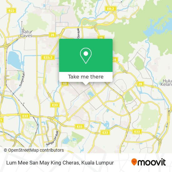 Lum Mee San May King Cheras map