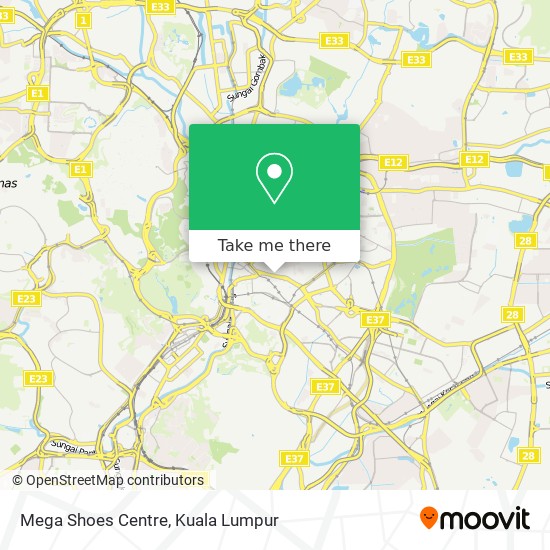 Mega Shoes Centre map