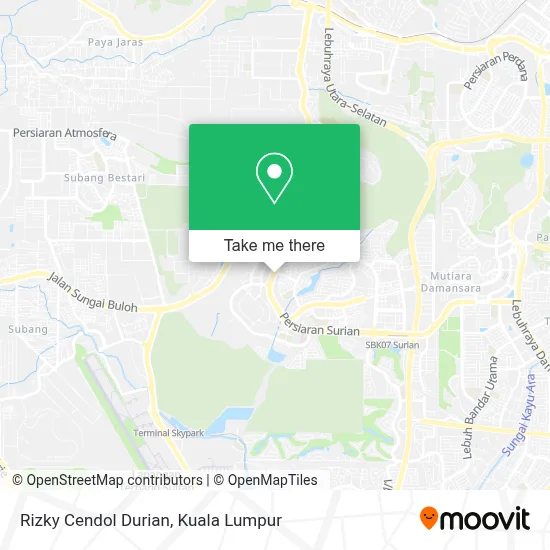 Rizky Cendol Durian map