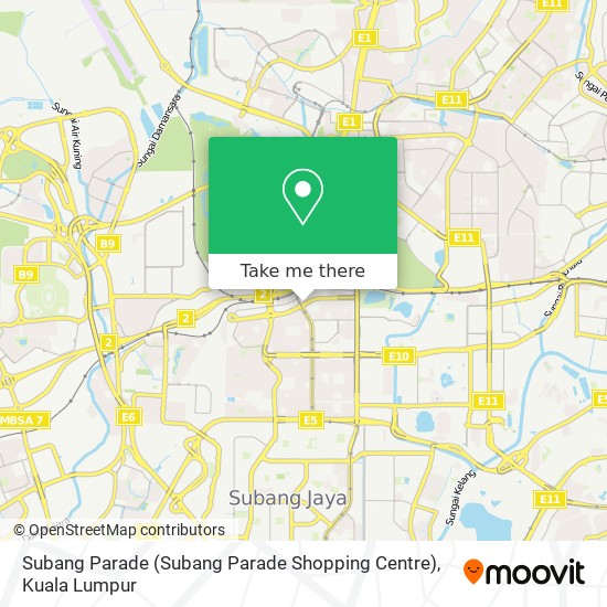 Subang Parade (Subang Parade Shopping Centre) map