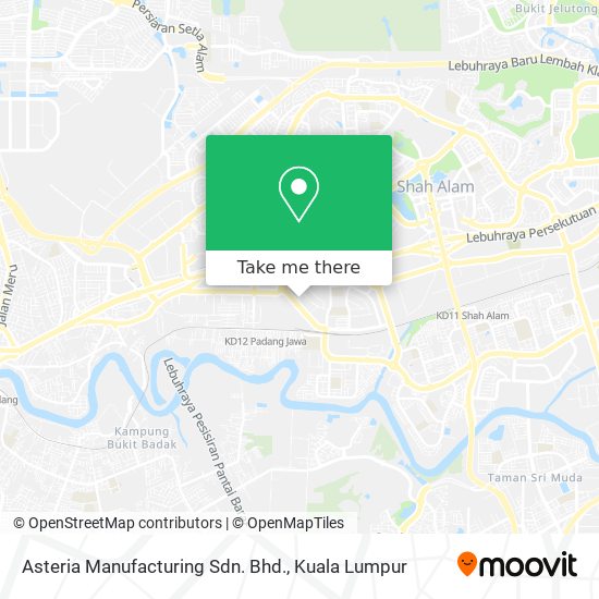 Asteria Manufacturing Sdn. Bhd. map