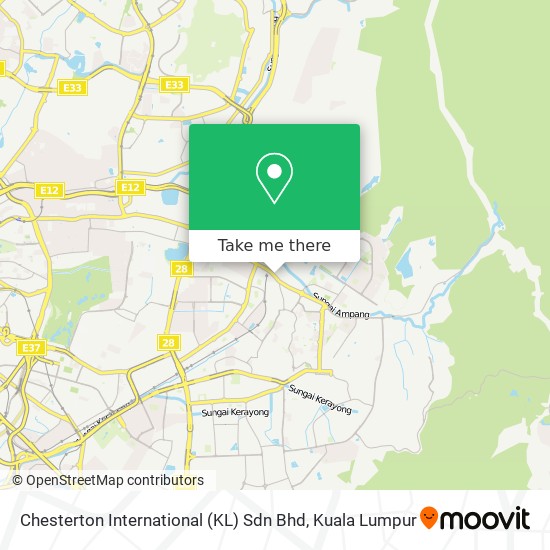 Chesterton International (KL) Sdn Bhd map