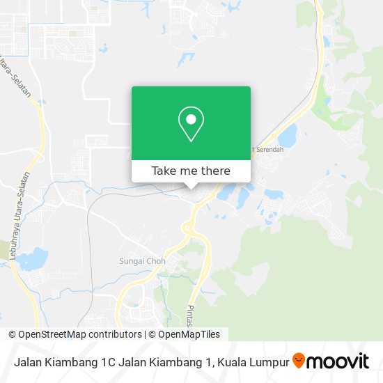 Jalan Kiambang 1C Jalan Kiambang 1 map