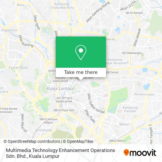 Multimedia Technology Enhancement Operations Sdn. Bhd. map