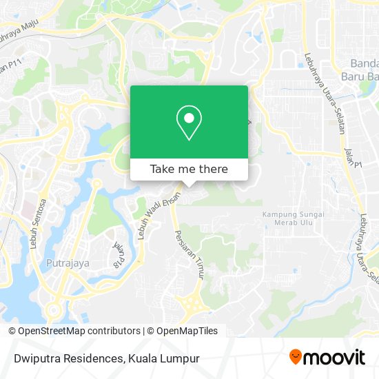 Dwiputra Residences map