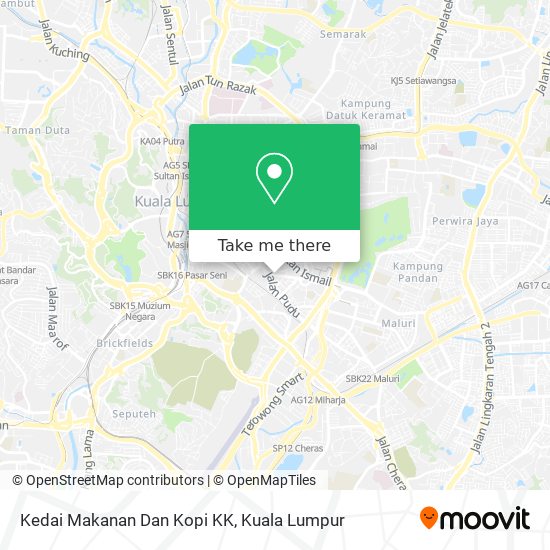 Peta Kedai Makanan Dan Kopi KK