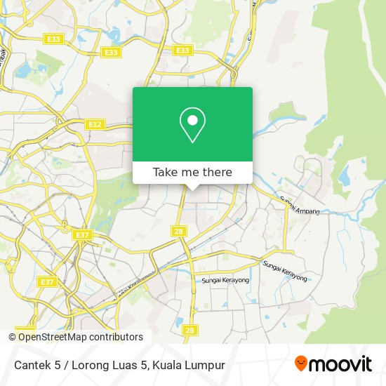 Peta Cantek 5 / Lorong Luas 5