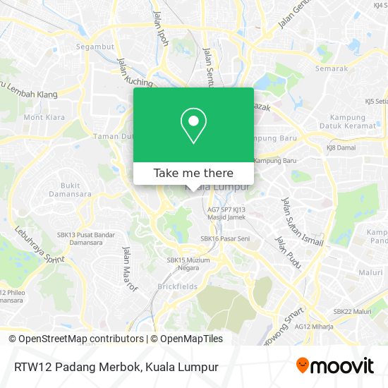 Peta RTW12 Padang Merbok