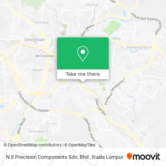 N.S Precision Components Sdn. Bhd. map