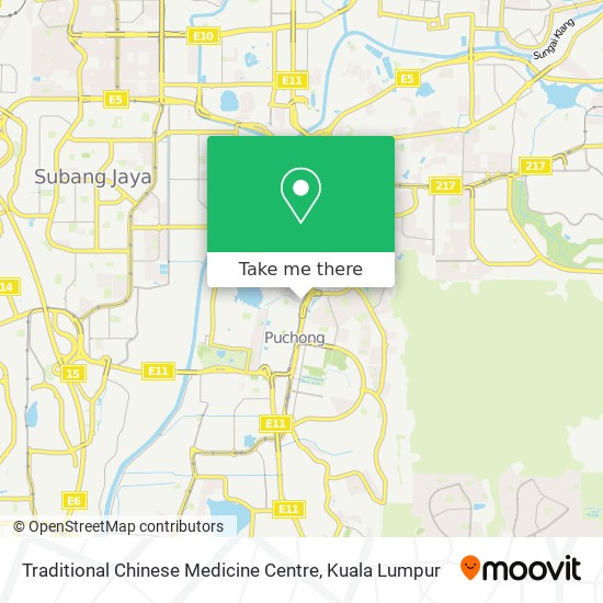 Traditional Chinese Medicine Centre map