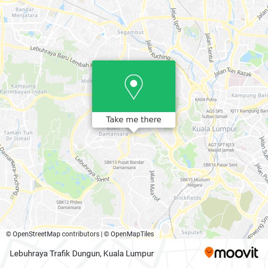 Lebuhraya Trafik Dungun map