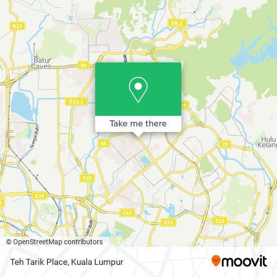 Teh Tarik Place map