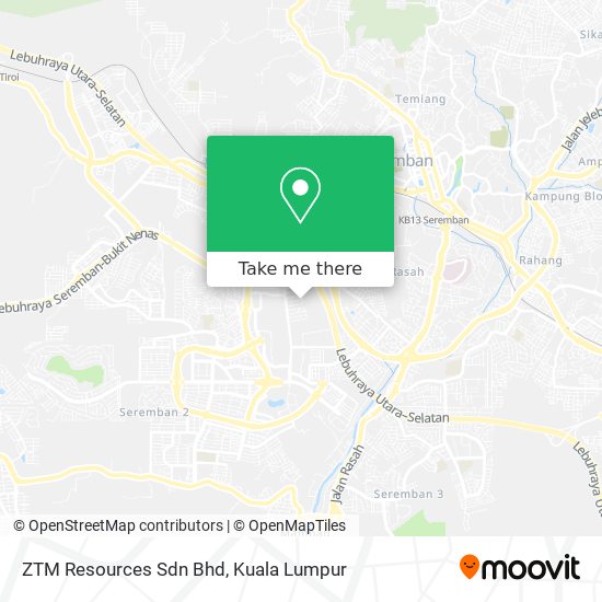 ZTM Resources Sdn Bhd map