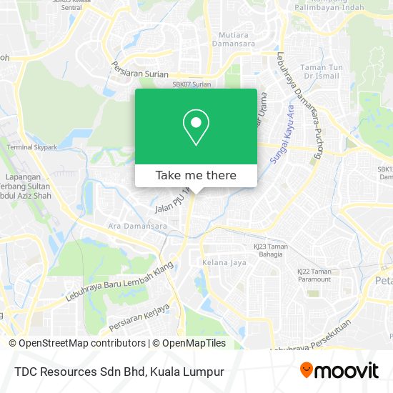 TDC Resources Sdn Bhd map