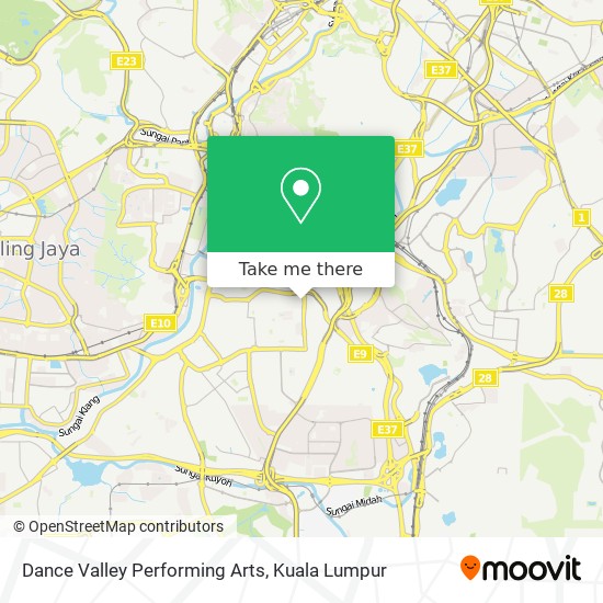 Dance Valley Performing Arts map