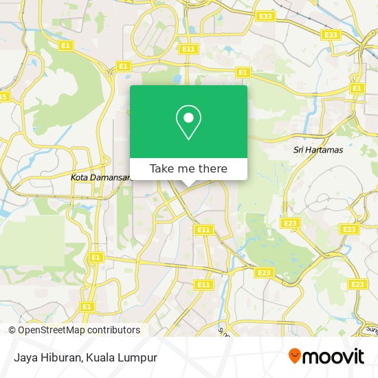 Jaya Hiburan map