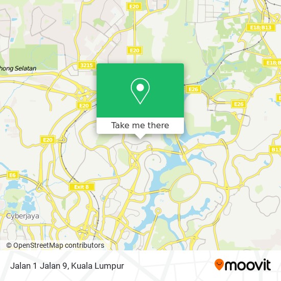 Jalan 1 Jalan 9 map