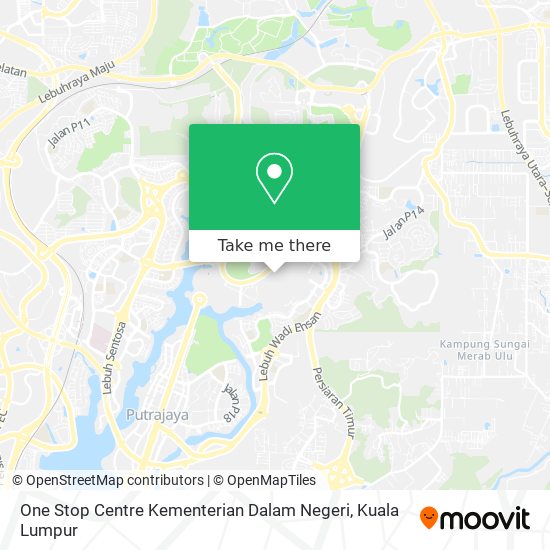 One Stop Centre Kementerian Dalam Negeri map