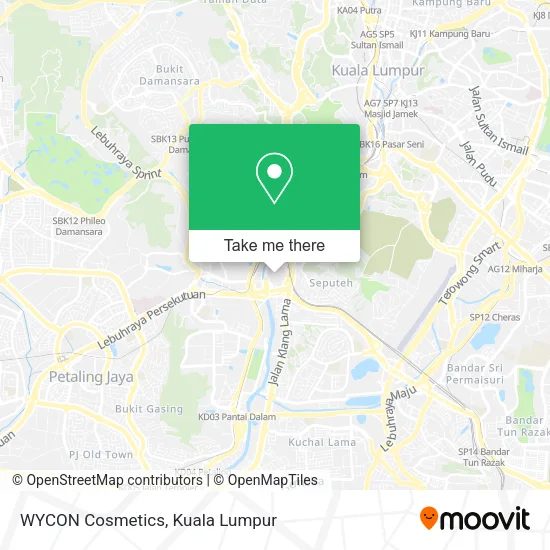 WYCON Cosmetics map