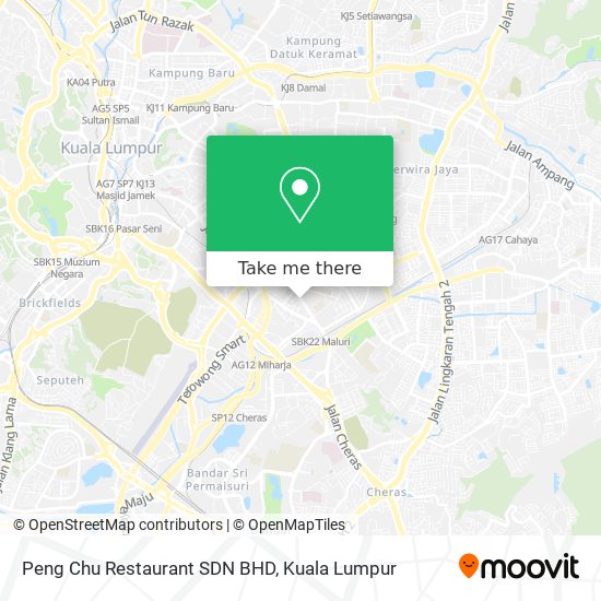 Peng Chu Restaurant SDN BHD map