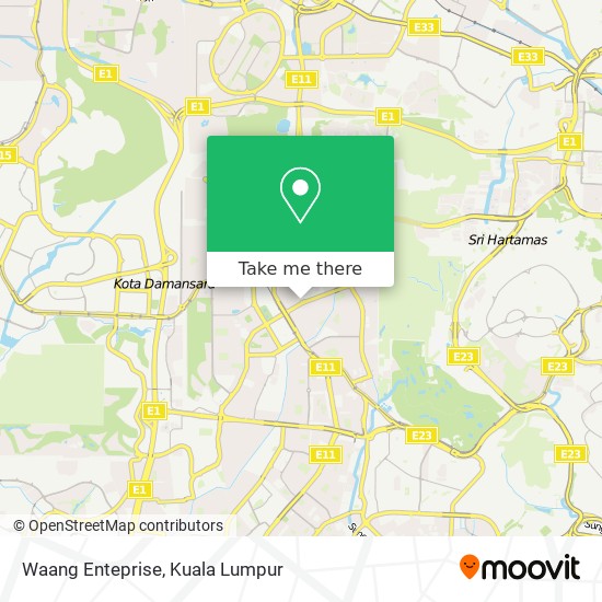 Waang Enteprise map