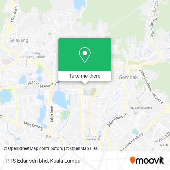 PTS Edar sdn bhd map