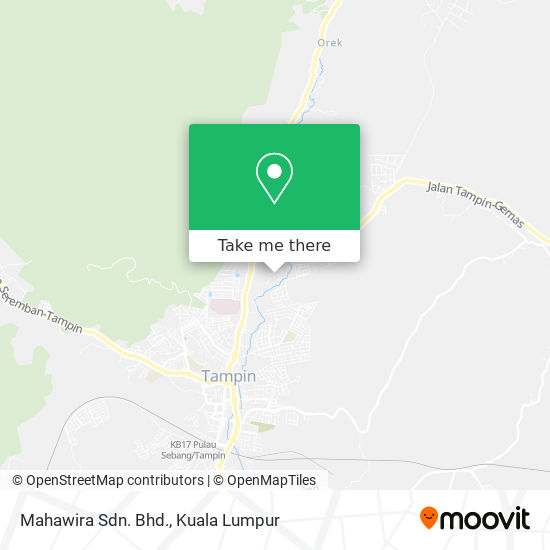 Mahawira Sdn. Bhd. map