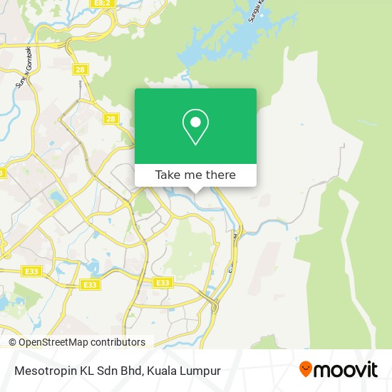 Mesotropin KL Sdn Bhd map
