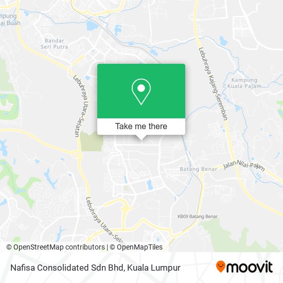 Nafisa Consolidated Sdn Bhd map