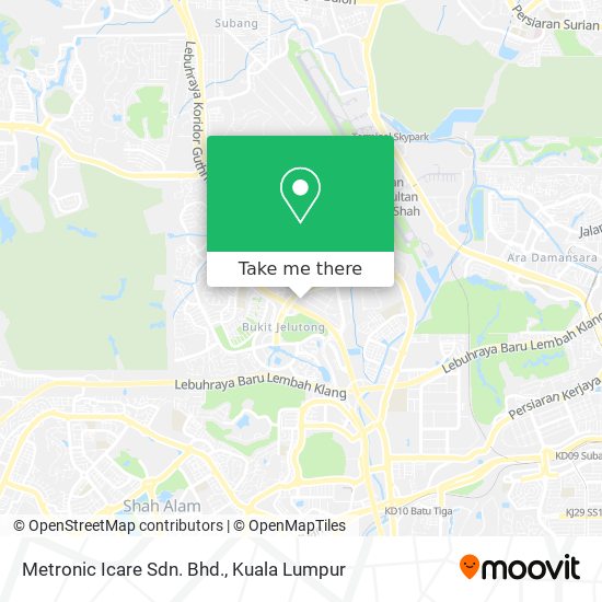 Metronic Icare Sdn. Bhd. map