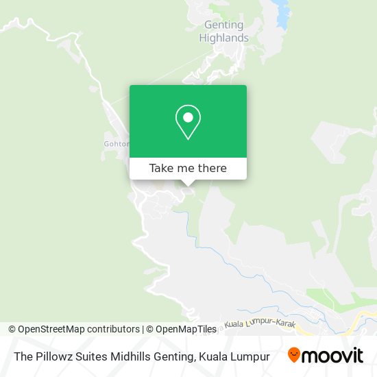 The Pillowz Suites Midhills Genting map