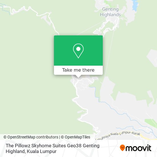 The Pillowz Skyhome Suites Geo38 Genting Highland map