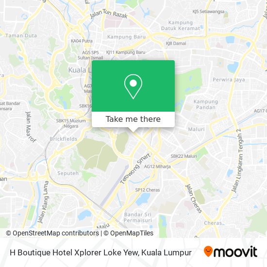 Peta H Boutique Hotel Xplorer Loke Yew