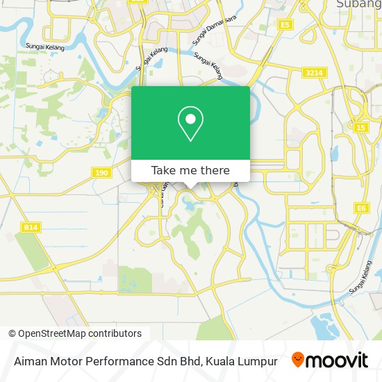 Aiman Motor Performance Sdn Bhd map